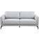 More4Homes Oslo Light Grey Sofa 191cm 3 Seater