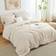CozyLux King Comforter Set 7 Pieces Bed Linen Beige (274.3x25.4cm)