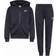 Nike Big Kid's Sportswear Club Fleece Tracksuit - Black/White (FD3114-010)