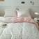 Amwan Floral Set Twin Cotton Duvet Cover Pink (218.4x172.7cm)