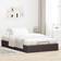 vidaXL Ottoman Dark Brown 120x193cm