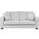 Dunelm Carson Silver Sofa 196cm 3 Seater