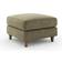 Dunelm Flori Olive Foot Stool 40cm