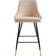 Dunelm Ariana Velvet Mink Bar Stool 96cm