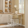 SoBuy OGT11-WN White/Natural Bordsgrupp 60x100cm 5st