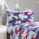 OHS Abstract Camo Single Duvet Cover Blue (200x135cm)