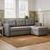 Dunelm Barker Grey Sofa 215cm 3 Seater