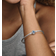Pandora Moments Disney Aladdin Princess Jasmine Bangle - Silver/Blue