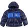 NIKE Big Kid's Sportswear Heavyweight EasyOn Therma-FIT Repel Loose Hooded Jacket - Midnight Navy/Game Royal/White/White (FD2846-411)