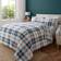 Catherine Lansfield Kelso Duvet Cover Green (200x135cm)