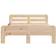 vidaXL Pinewood Sengeramme 124x193.5cm