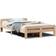 vidaXL Pinewood Sengeramme 124x193.5cm