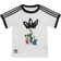 adidas Kid's X Disney Mickey Mouse Shorts Tee Set - White/Black