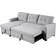 Wade Logan Chanele Gray Sofa 83" 3 Seater