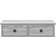 vidaXL With Drawers Grey Sonoma Oak Wall Shelf 65cm