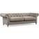 Dunelm Pimlico Luxury Chenille Mushroom Sofa 246cm 4 Seater