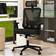 Costway Mesh Ergonomic Adjustable Black Office Chair 129cm