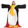 Snug Rug Penguin Fleece with Sleeves Blankets Black, White (183x137cm)