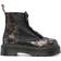 Dr. Martens Sinclair Decayed Roses Leather Platform Boots - Black