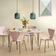 Fritz Hansen 3107 Seven Pale Rose Köksstol 82cm
