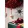 Villeroy & Boch Annual Christmas Edition Bjällra Vit/Röd Julgranspynt 7cm