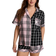 Victoria's Secret Flannel Short Pajama Set - Pink/Black Plaid