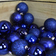 Samuel Alexander Shatterproof Baubles Midnight Blue Christmas Tree Ornament 6cm 24pcs