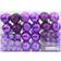 vidaXL Balls Purple Julgranspynt 6cm 100st