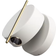 Maytoni Nuance White/Gold Vægarmatur ∅ 10cm