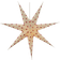 Scandi Living Bare White/Red Advent Star ∅ 80cm