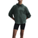 Nike One Women's Oversized Therma-FIT Pullover Fleece Hoodie - Vintage Green/White