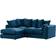 Furnishings For Less UK Brooklyn Blue Sofa 212cm 4 Seater