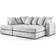 Furnishings For Less UK Chiswick Silver/Grey Sofa 215cm 4 Seater