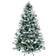 Shatchi Pre-Lit Lapland Fir Cool White Christmas Tree 210cm