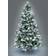 Shatchi Pre-Lit Lapland Fir Cool White Christmas Tree 210cm