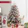 Costway Pre-Lit Green/White Christmas Tree 180cm