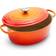 Le Creuset Volcanic Signature Cast Iron Oval med låg 33cm