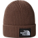 The North Face Logo Box Cuffed Beanie, Brown One