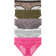 Victoria's Secret Logo Cotton Hiphugger Panties - Multi