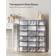 Songmics Storage Organisers Transparent Shoe Rack 23.1x13.5cm 18pcs