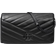 Tory Burch Kira Chevron Powder Coated Chain Wallet - Black