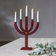 Star Trading Elias Red Candle Bridge 35cm