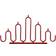 Globen Lighting Noel Red Candle Bridge 76cm