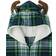 The Children's Place Kid's Matching Family Fleece Plaid Moose One Piece Pajamas - Green (3032981-1485)