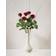 Interflora 5 röda rosor med grönt