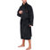 Polo Ralph Lauren Men Microfiber Plush Long Sleeve Shawl Collar Robe - Black