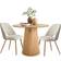 Wade Logan Caetano Natural Dining Set 35" 3