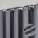 OVZME Zora Grey Shower Curtain for Bathroom