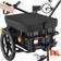 tectake Cykeltrailer CargoXpress 50kg Sort