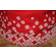 Garden Market Place Pop up Snowy Red Christmas Tree Skirt